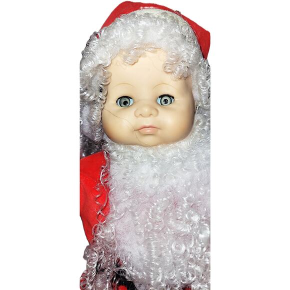 Vintage Santa Outfit, Beard & Hat to Fit 18 - 20" Doll - Picture 2 of 5